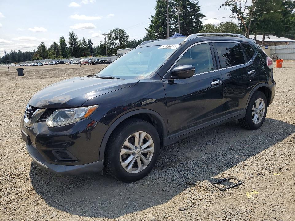 2016 Nissan Rogue VIN KNMAT2MVXGP698471 COPART salvage auction — REAR END, Wa - Bill Of Sale, sold $1,200 on 2026-07-28 (photo 1)