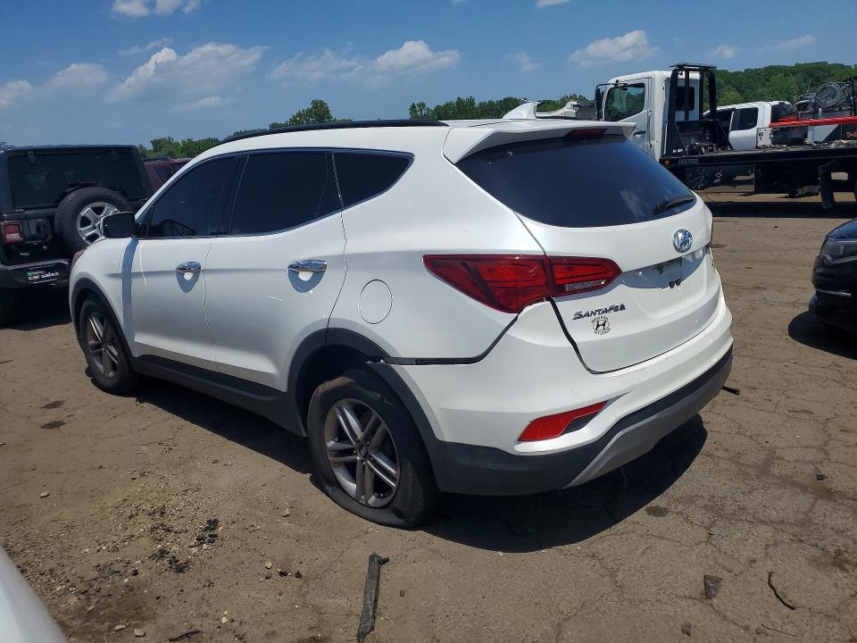 2017 Hyundai Santa fe VIN 5XYZUDLB1HG387437 COPART salvage auction — FRONT END, Ct - Cert Of Title-Salvage, sold $1,100 on 2026-07-14 (photo 2)