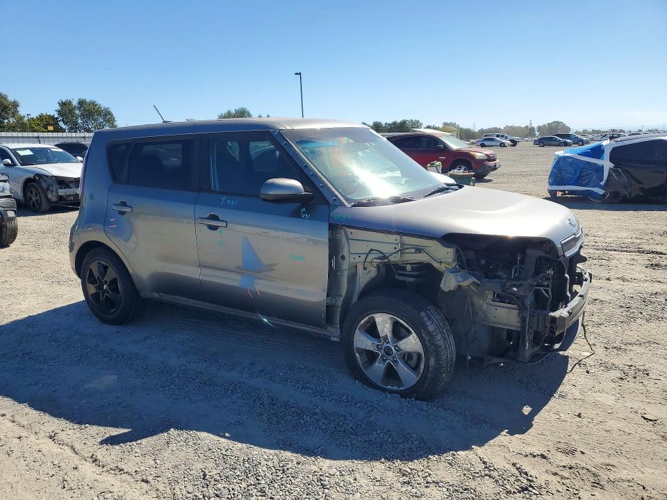 2018 Kia Soul VIN KNDJN2A25J7541877 COPART salvage auction — FRONT END, Ca - Salvage Certificate, sold $25 on 2026-07-28 (photo 4)