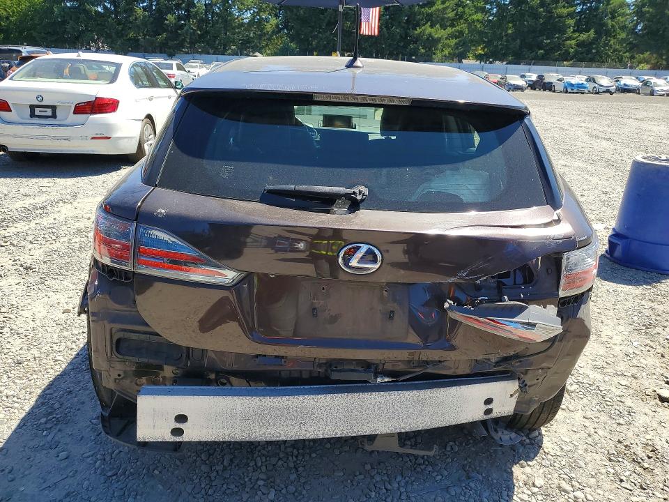 2012 Lexus Ct VIN JTHKD5BH3C2111484 COPART salvage auction — REAR END, Wa - Bill Of Sale, sold $1,750 on 2026-07-31 (photo 6)