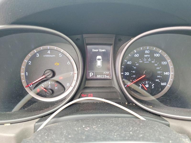 2014 Hyundai Santa fe VIN 5XYZTDLB3EG150897 COPART salvage auction — MECHANICAL, Pa - Cert Of Title, sold $2,300 on 2026-07-09 (photo 9)