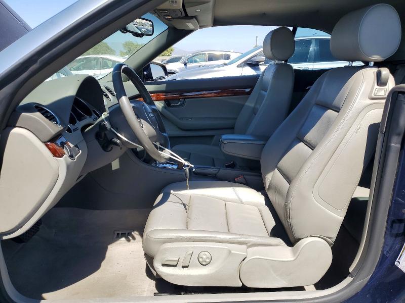 2006 Audi A4 VIN WAUAC48H46K004933 COPART salvage auction — FRONT END, CA - SALVAGE CERTIFICATE, sold $350 on 2026-07-17 (photo 7)