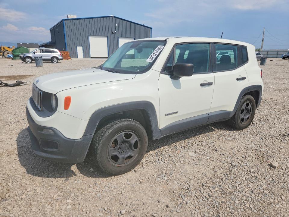 2015 Jeep Renegade VIN ZACCJBAT0FPB76422 COPART salvage auction — MINOR DENT/SCRATCHES, Ut - Certificate Of Title, sold $975 on 2026-07-31 (photo 1)
