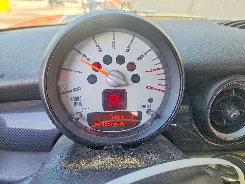 2013 Mini Cooper VIN WMWSV3C53DT390533 COPART salvage auction — FRONT END, Sc - Cert Of Title-Salvage, sold $1,600 on 2026-08-17 (photo 9)