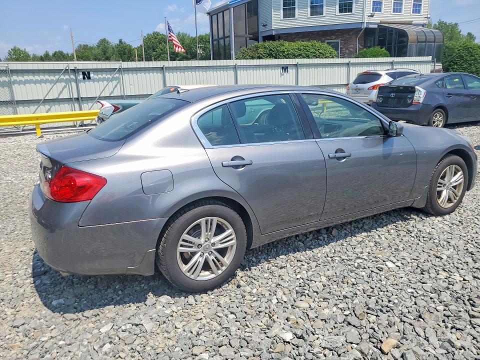 2013 Infiniti G VIN JN1CV6AR3DM766269 COPART salvage auction — REAR END, MA - CERT OF TITLE-RECONSTRCTD COLL, sold $1,850 on 2026-07-22 (photo 3)