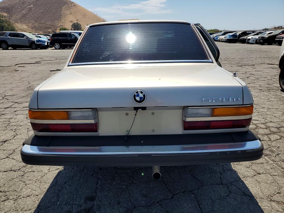 1986 BMW 5 series VIN WBADK8308G9660652 COPART salvage auction — FRONT END, CA - SALVAGE CERTIFICATE, sold $1,400 on 2026-07-30 (photo 6)