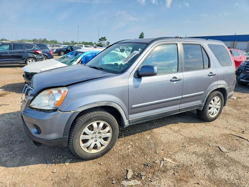 2005 Honda Cr-v VIN JHLRD78955C018493 COPART salvage auction — FRONT END, Mi - Certificate Of Title, sold $325 on 2026-07-24 (photo 1)