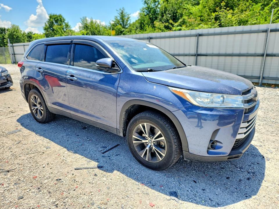 2019 Toyota Highlander VIN 5TDZZRFH2KS336134 COPART salvage auction — HAIL, Ar - Cert Of Title-Salvage, sold $5,600 on 2026-07-29 (photo 4)