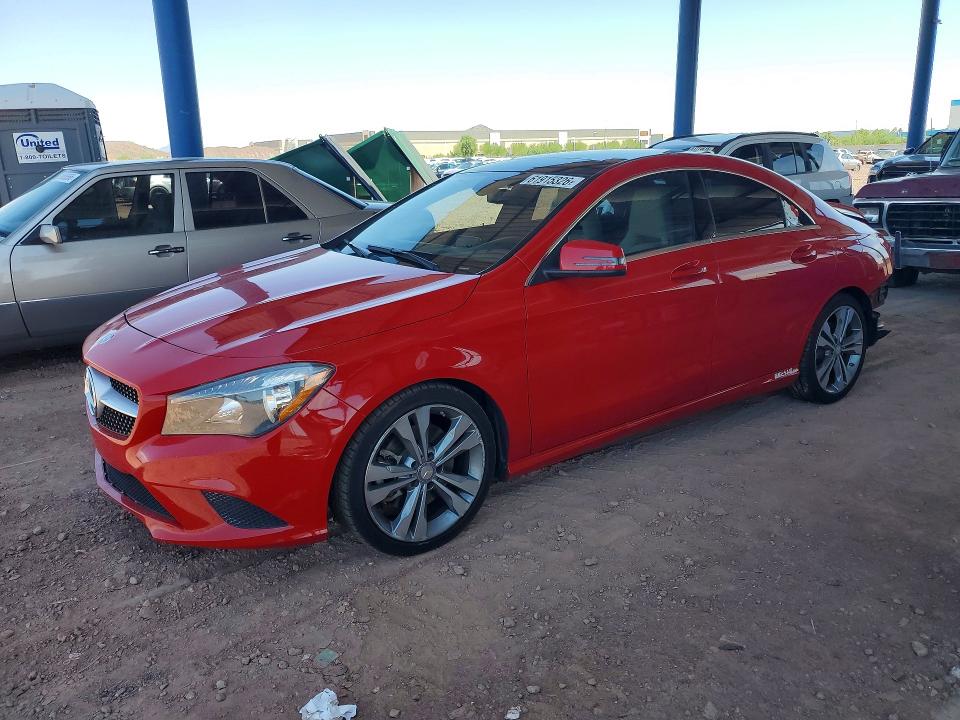 2014 Mercedes-benz Cla-klasse VIN WDDSJ4EB0EN053899 COPART salvage auction — REAR END, Az - Cert Of Title - Salvage, sold $2,700 on 2026-08-13 (photo 1)