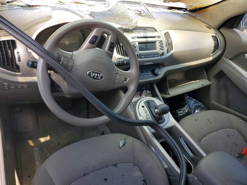 2016 Kia Sportage VIN KNDPBCAC7G7821553 COPART salvage auction — BURN, Co - Salvage Title, sold $250 on 2026-07-22 (photo 8)