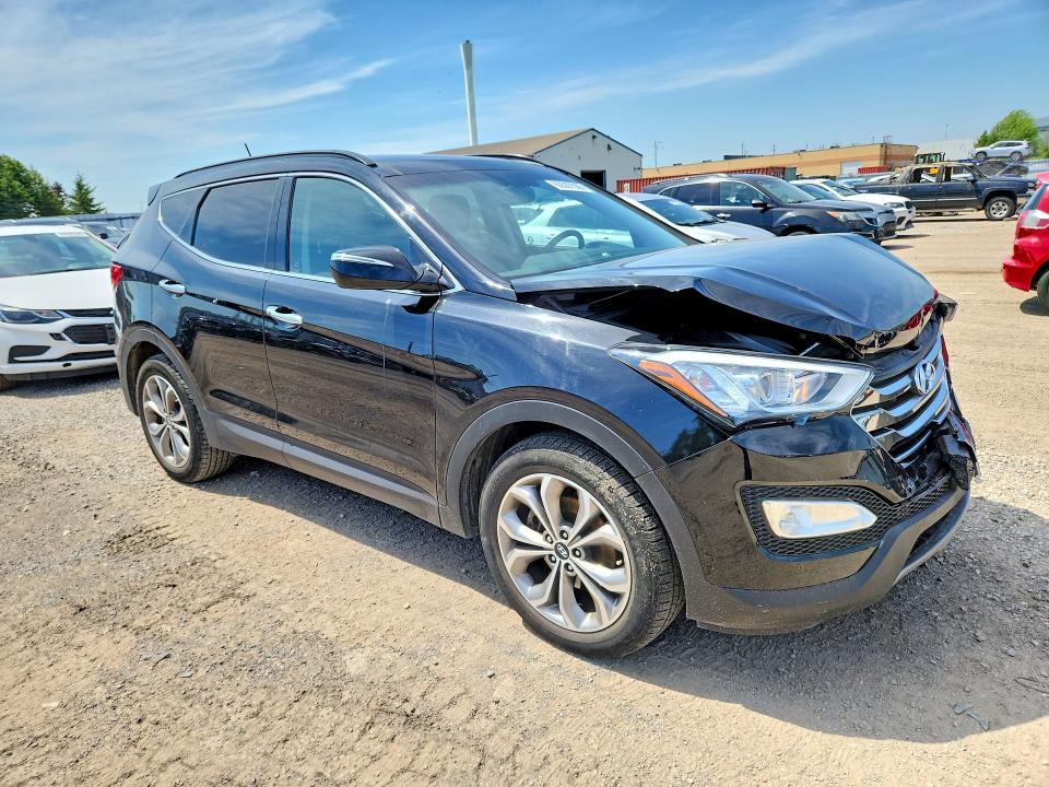 2015 Hyundai Santa fe VIN 5XYZUDLA5FG245886 COPART salvage auction — FRONT END, On - Permit Salvage, sold $1,600 on 2026-07-28 (photo 4)