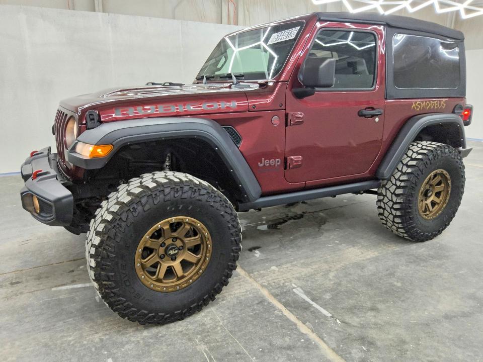 2021 Jeep Wrangler / VIN 1C4HJXCG1MW838011 — COPART salvage auction photo