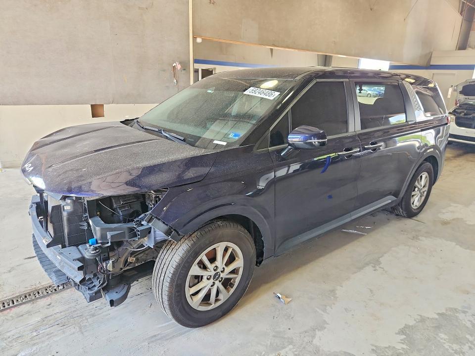 2023 Kia Carnival VIN KNDNB4H37P6238652 COPART salvage auction — FRONT END, Va - Cert Of Title - Salvage, sold $6,200 on 2026-07-17 (photo 1)