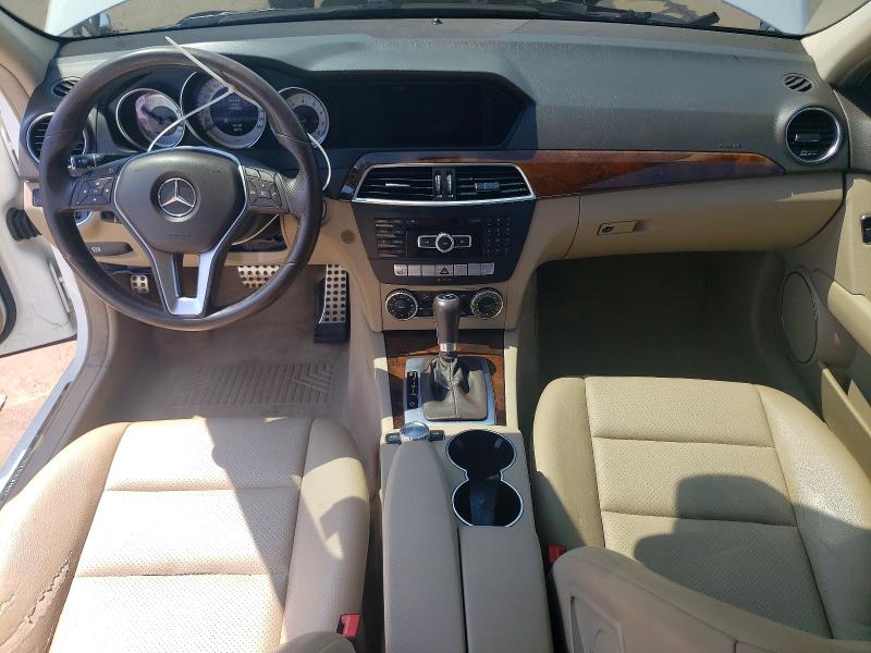 2013 Mercedes-benz C-klasse VIN WDDGF8AB5DR258758 COPART salvage auction — FRONT END, Salvage Title, sold $675 on 2026-07-28 (photo 8)
