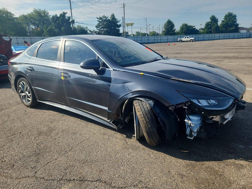 2023 Hyundai Sonata VIN KMHL64JA8PA291681 COPART salvage auction — FRONT END, Oh - Certificate Of Title (P), sold $3,000 on 2026-07-15 (photo 4)