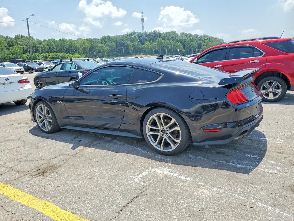 2021 Ford Mustang VIN 1FA6P8CF4M5110777 COPART salvage auction — WATER/FLOOD, Ky - Cert Of Title-Salvage Water, sold $13,100 on 2026-08-03 (photo 2)