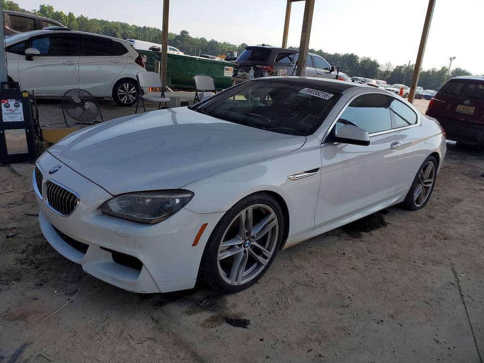 2012 BMW 6er VIN WBALX3C52CDV77530 COPART salvage auction — MECHANICAL, Ga - Certificate Of Title, sold $3,200 on 2026-07-28 (photo 1)
