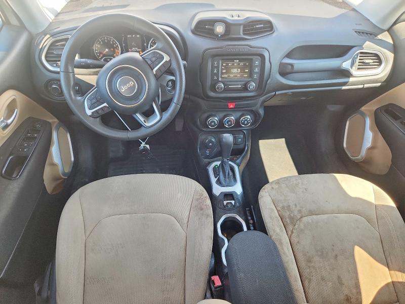 2017 Jeep Renegade VIN ZACCJBAB8HPG38105 COPART salvage auction — FRONT END, Va - Certificate Of Title, sold $1,650 on 2026-08-14 (photo 8)