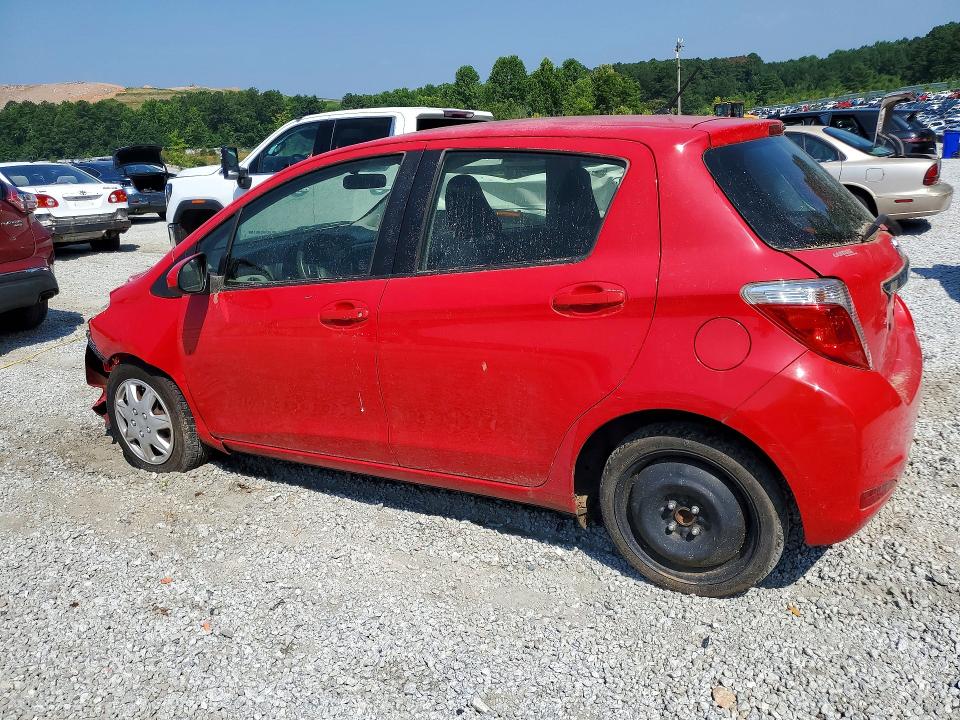 2012 Toyota Yaris VIN JTDKTUD34CD537544 COPART salvage auction — FRONT END, Ga - Certificate Of Title, sold $1,750 on 2026-07-27 (photo 2)