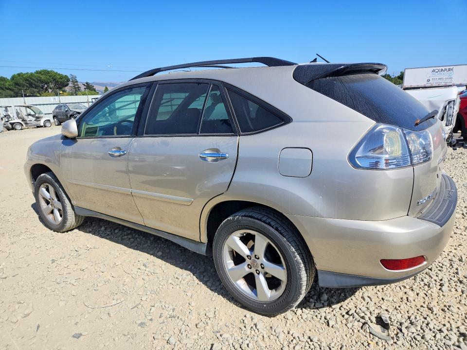 2008 Lexus Rx 350 VIN 2T2HK31U48C067133 COPART salvage auction — MECHANICAL, CA - DIS/DLR/EXP ONLY CLEAN TITLE (P), sold $1,000 on 2026-07-09 (photo 2)