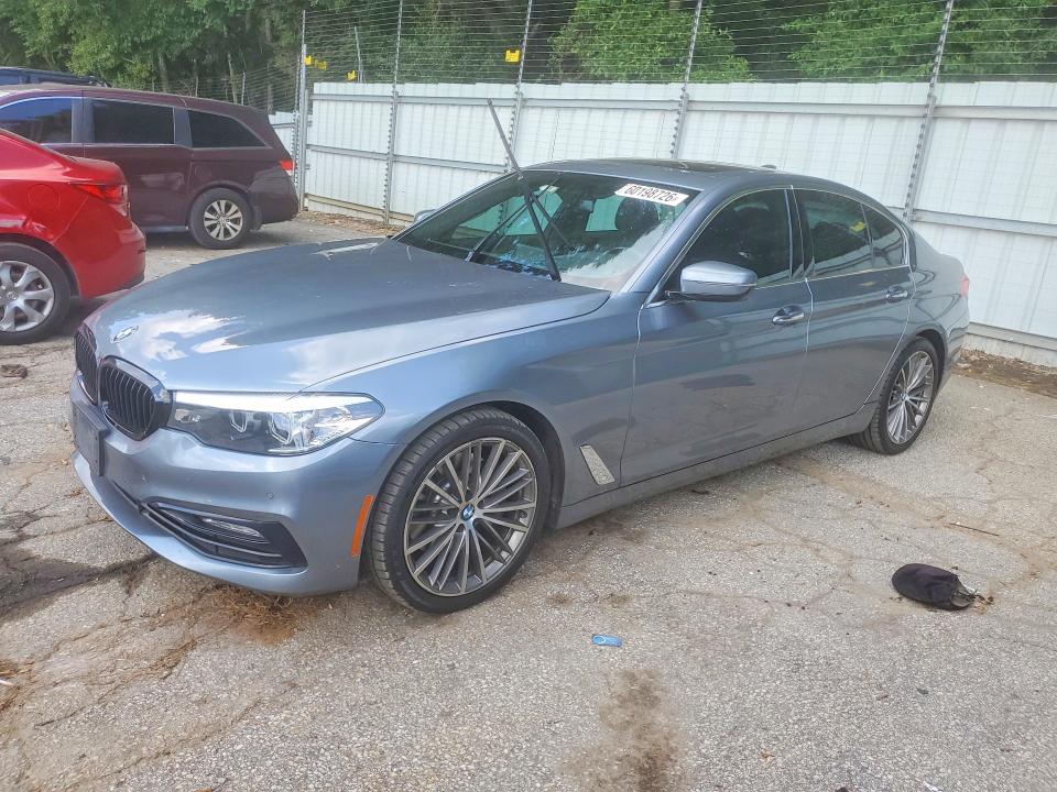 2017 BMW 5er VIN WBAJA7C3XHG906821 COPART salvage auction — SIDE, Salvage Title, sold $5,600 on 2026-07-28 (photo 1)
