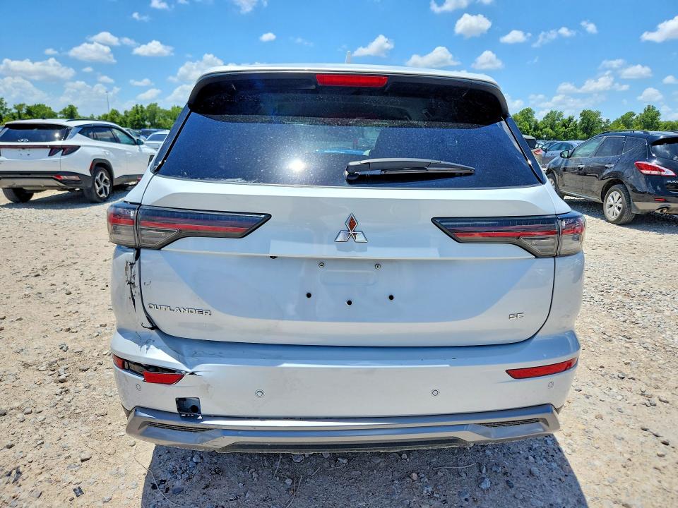 2025 Mitsubishi Outlander VIN JA4J3VA87SZ018467 COPART salvage auction — FRONT END, LA - CERTIFICATE OF TITLE, sold $7,700 on 2026-07-17 (photo 6)