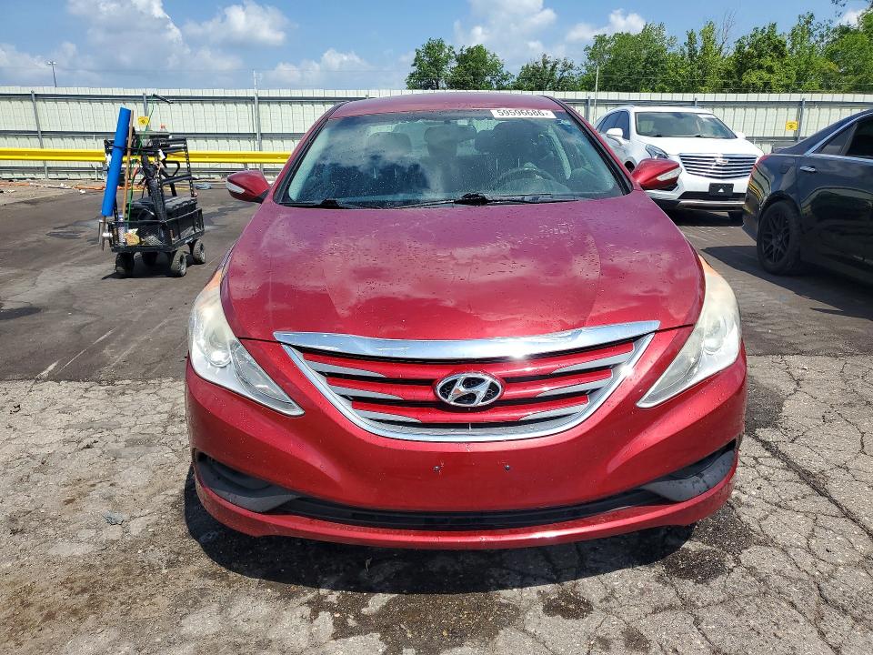 2014 Hyundai Sonata VIN 5NPEB4ACXEH888203 COPART salvage auction — MINOR DENT/SCRATCHES, Mi - Dealer Only Clean Title, sold $675 on 2026-07-17 (photo 5)
