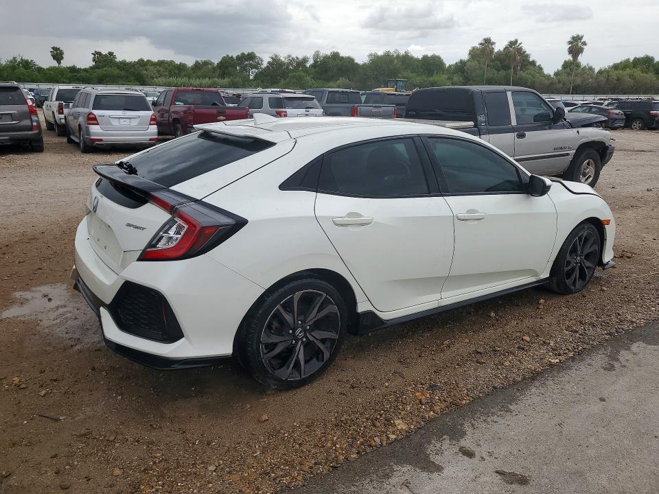 2019 Honda Civic VIN SHHFK7H48KU424873 COPART salvage auction — FRONT END, AL - CERT OF TITLE-FLOOD SALVAGE, sold $4,100 on 2026-07-29 (photo 3)
