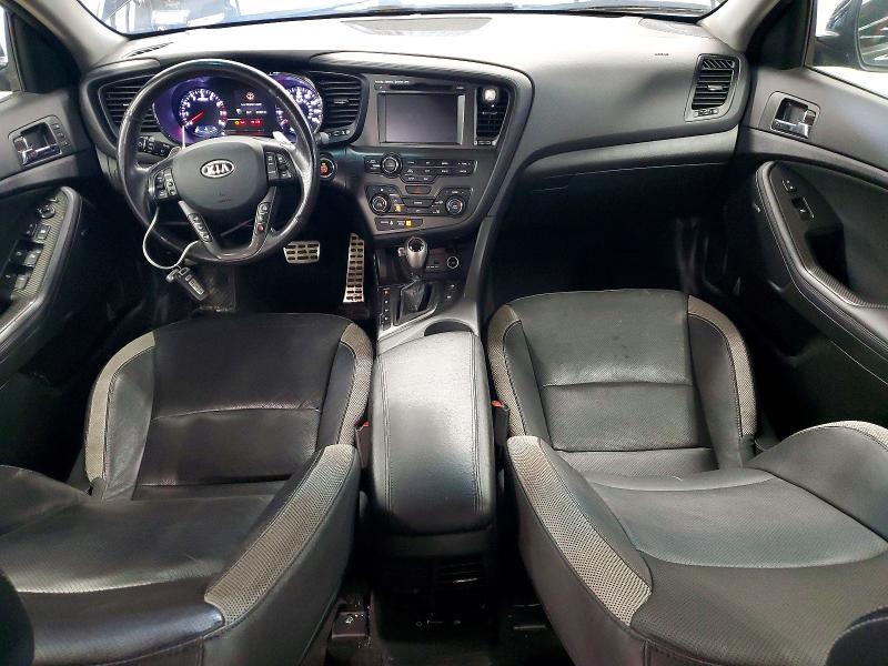 2012 Kia Optima VIN 5XXGR4A69CG055581 COPART salvage auction — REAR END, Il - Certificate Of Title, sold $400 on 2026-07-13 (photo 8)