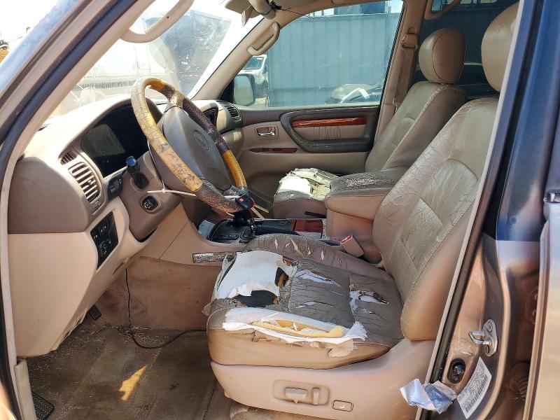 2000 Lexus Lx 470 VIN JT6HT00WXY0106926 COPART salvage auction — MECHANICAL, HI - CERTIFICATE OF TITLE, sold $750 on 2026-07-27 (photo 7)