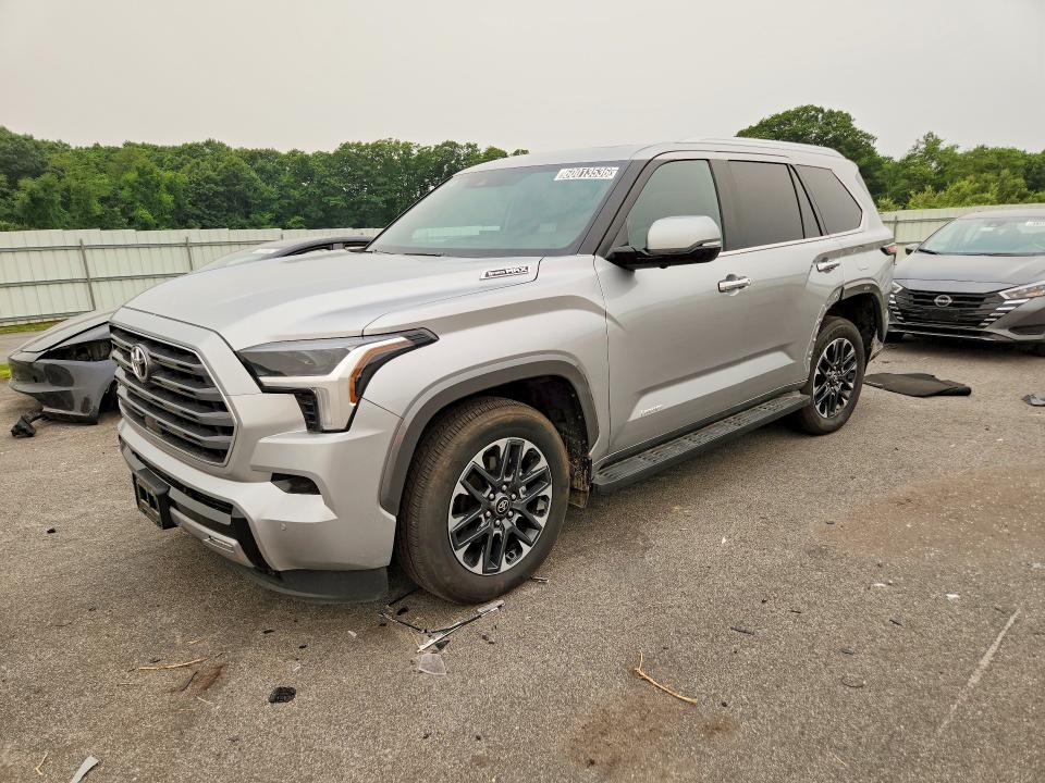 2025 Toyota Sequoia VIN 7SVAAABA8SX071895 COPART salvage auction — REAR END, Ma - Certificate Of Title, sold $21,100 on 2026-07-27 (photo 1)