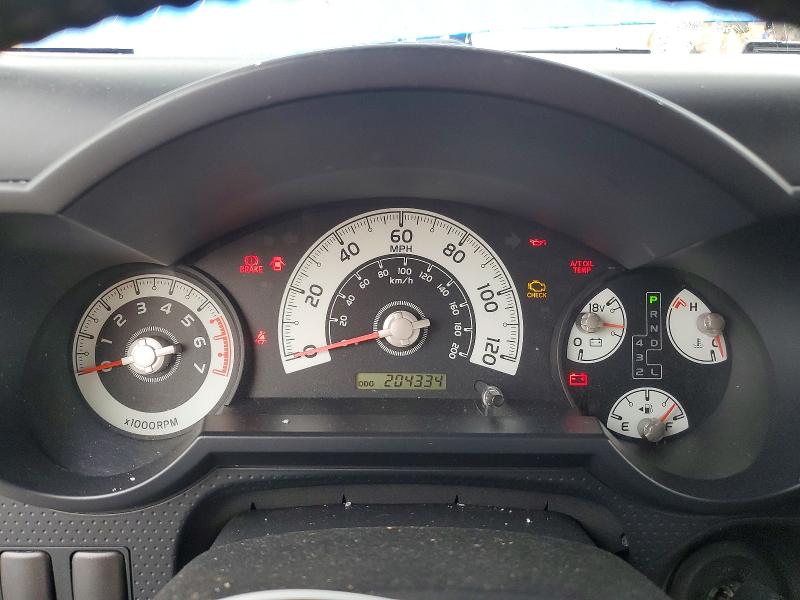2007 Toyota Fj cruiser VIN JTEBU11F170016168 COPART salvage auction — ROLLOVER, Tn - Salvage Certificate, sold $1,550 on 2026-07-28 (photo 9)