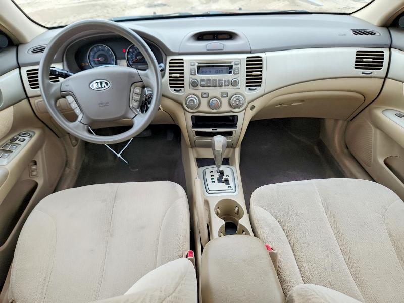2007 Kia Optima VIN KNAGE123775146788 COPART salvage auction — SIDE, Fl - Cert Of Title Slvg Rebuildable, sold $450 on 2026-07-17 (photo 8)