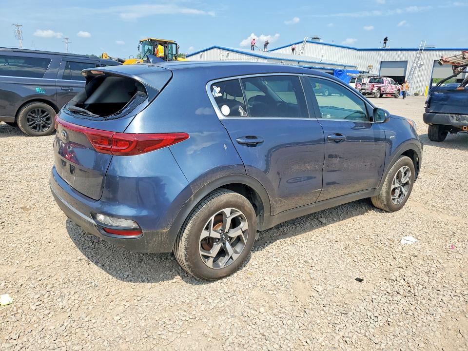 2020 Kia Sportage VIN KNDPMCAC4L7789522 COPART salvage auction — VANDALISM, NY - MV-907A SALVAGE CERTIFICATE, sold $275 on 2026-07-29 (photo 3)