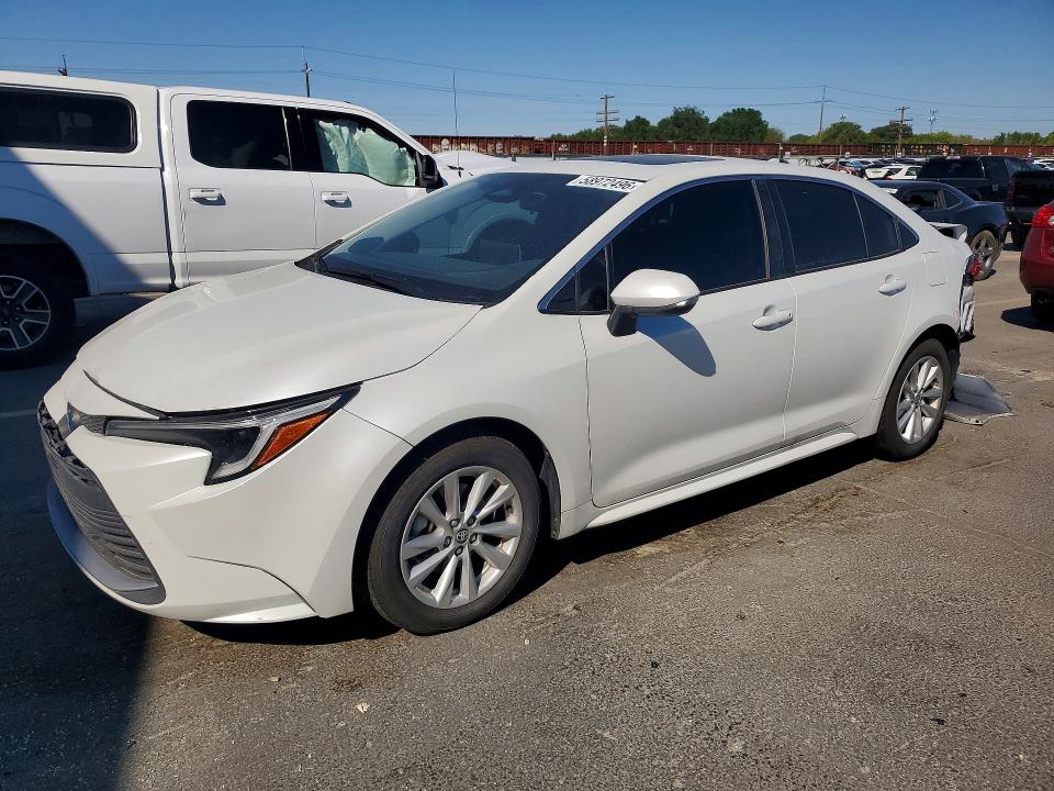 2025 Toyota VIN JTDBCMFE6SJ039621 COPART salvage auction — REAR END, ID - SALVAGE CERTIFICATE OF TITLE, sold $6,800 on 2026-07-30 (photo 1)