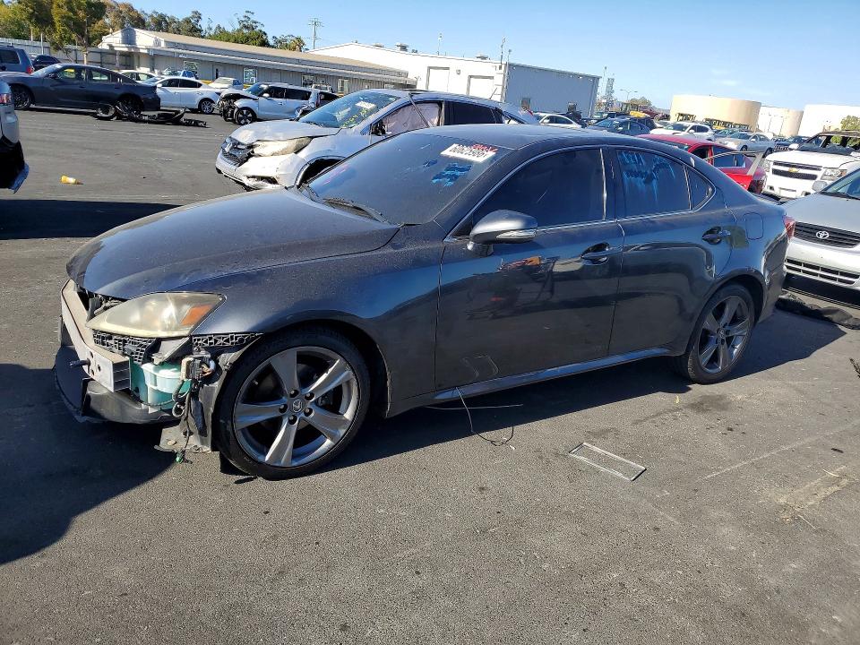 2011 Lexus Is 250 VIN JTHBF5C22B5149872 COPART salvage auction — FRONT END, CA - SALVAGE CERTIFICATE, sold $675 on 2026-07-20 (photo 1)