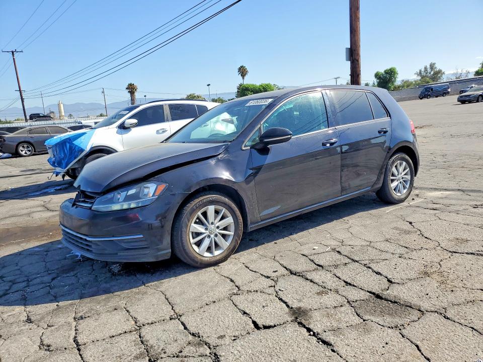 2018 Volkswagen Golf VIN 3VWG17AUXJM254932 COPART salvage auction — FRONT END, Ca - Salvage Certificate, sold $1,950 on 2026-07-30 (photo 1)