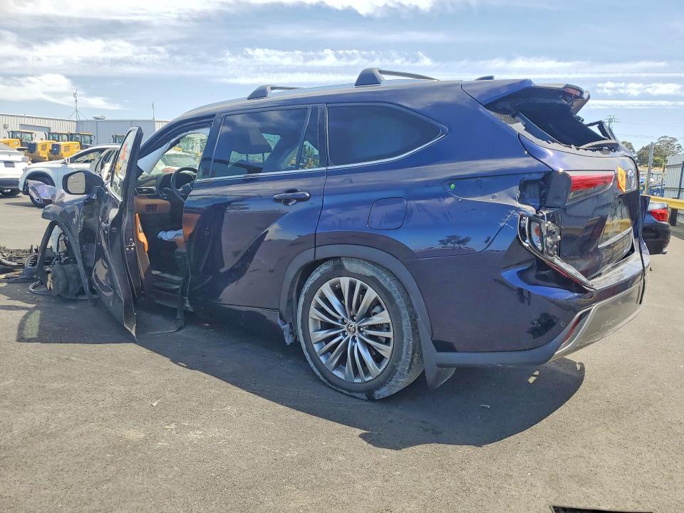 2021 Toyota Highlander hybrid VIN 5TDEBRCH9MS024760 COPART salvage auction — ALL OVER, CA - SALVAGE CERTIFICATE, sold $4,350 on 2026-07-20 (photo 2)