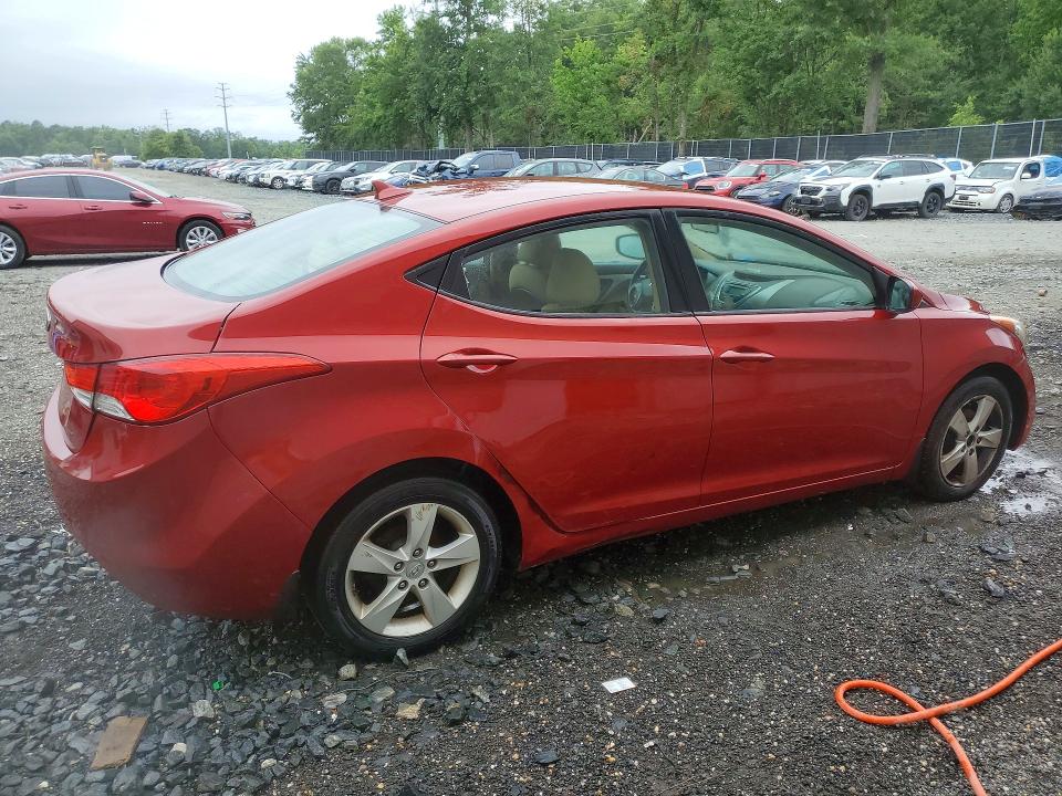2013 Hyundai Elantra VIN KMHDH4AE7DU535915 COPART salvage auction — SIDE, WV - CERTIFICATE OF TITLE, sold $200 on 2026-07-28 (photo 3)