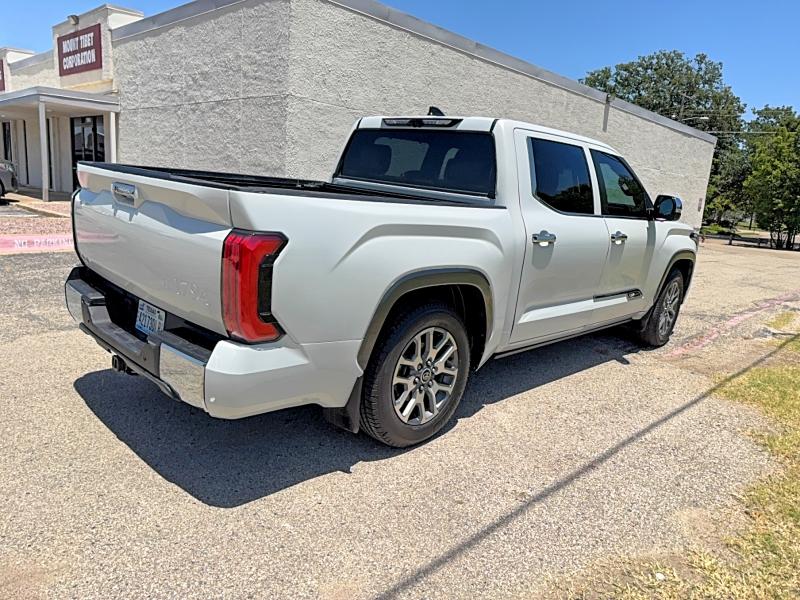 2025 Toyota Tundra VIN 5TFMA5DB1SX239431 COPART salvage auction — NORMAL WEAR, Tx - Cert Of Title-Rebuilt Salvage (P), sold $45,000 on 2026-07-16 (photo 4)