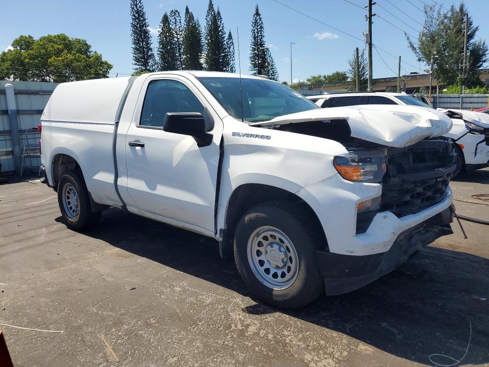 2023 Chevrolet Silverado VIN 3GCNAAEK9PG343270 COPART salvage auction — FRONT END, Wa - Vehicle Cert Of Ownership-Titl, sold $4,500 on 2026-08-01 (photo 4)