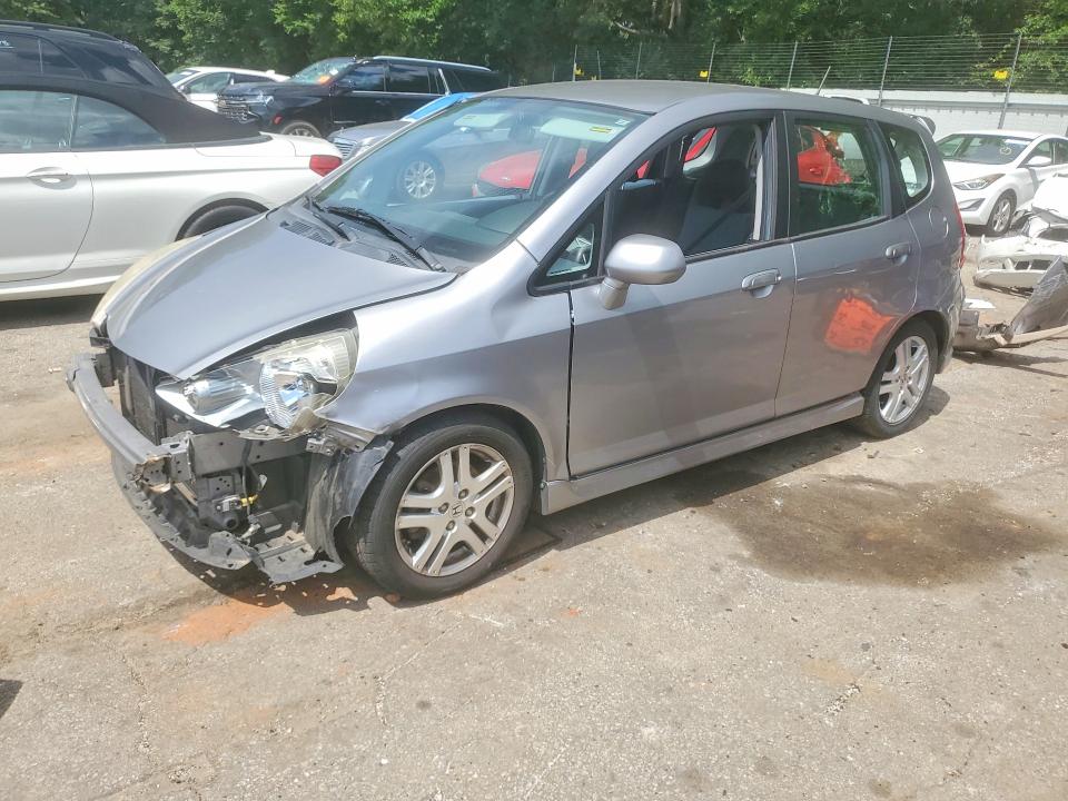 2008 Honda Fit VIN JHMGD38638S033537 COPART salvage auction — FRONT END, GA - CERT OF TITLE-SALVAGE (P), sold $375 on 2026-07-28 (photo 1)