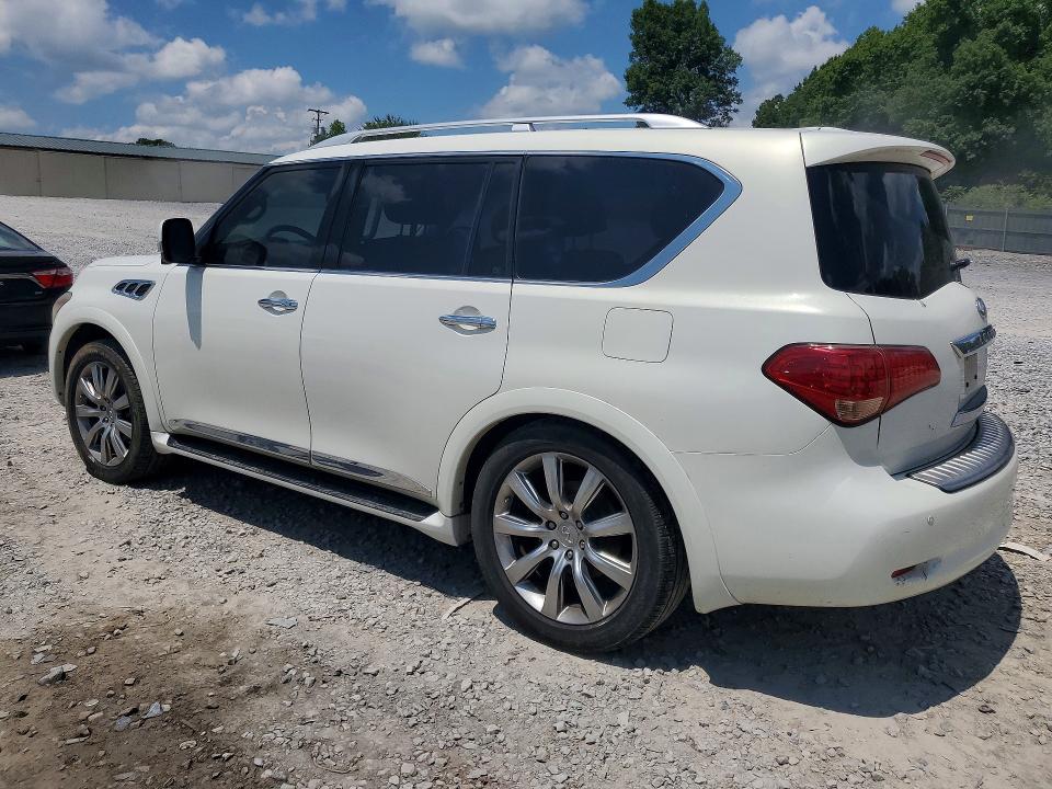 2012 Infiniti Qx56 VIN JN8AZ2NE0C9023311 COPART salvage auction — MINOR DENT/SCRATCHES, TN - CERTIFICATE OF TITLE, sold $1,500 on 2026-07-28 (photo 2)