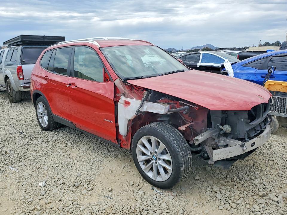 2016 BMW X3 VIN 5UXWX9C58G0D63546 COPART salvage auction — FRONT END, CA - SALVAGE CERTIFICATE, sold $1,750 on 2026-07-28 (photo 4)