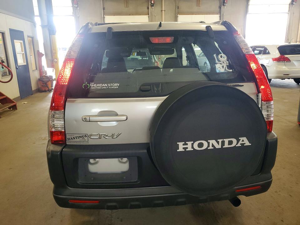 2006 Honda Cr-v VIN JHLRD68586C002118 COPART salvage auction — HAIL, MN - CERT OF TITLE-PRIOR SALVAGE, sold $525 on 2026-07-23 (photo 6)