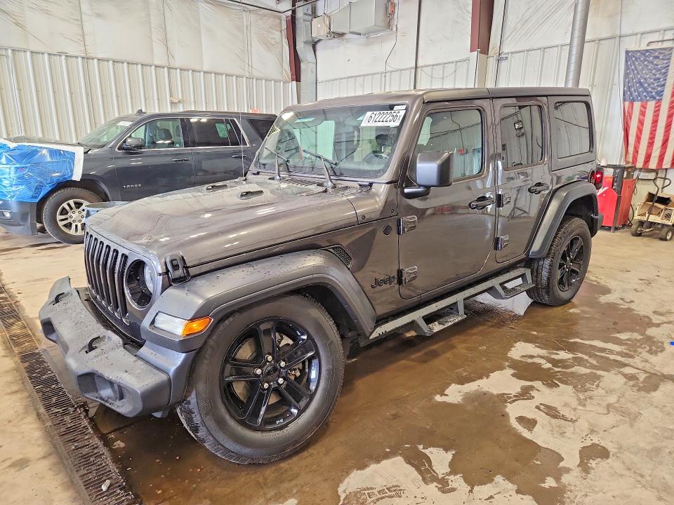 2020 Jeep Wrangler / VIN 1C4HJXDG2LW314749 — COPART salvage auction photo
