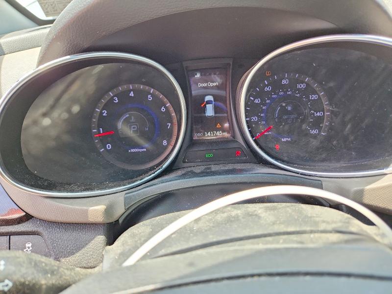 2013 Hyundai Santa fe VIN 5XYZWDLA1DG106670 COPART salvage auction — FRONT END, Pa - Certificate Of Salvage, sold $1,500 on 2026-07-24 (photo 9)
