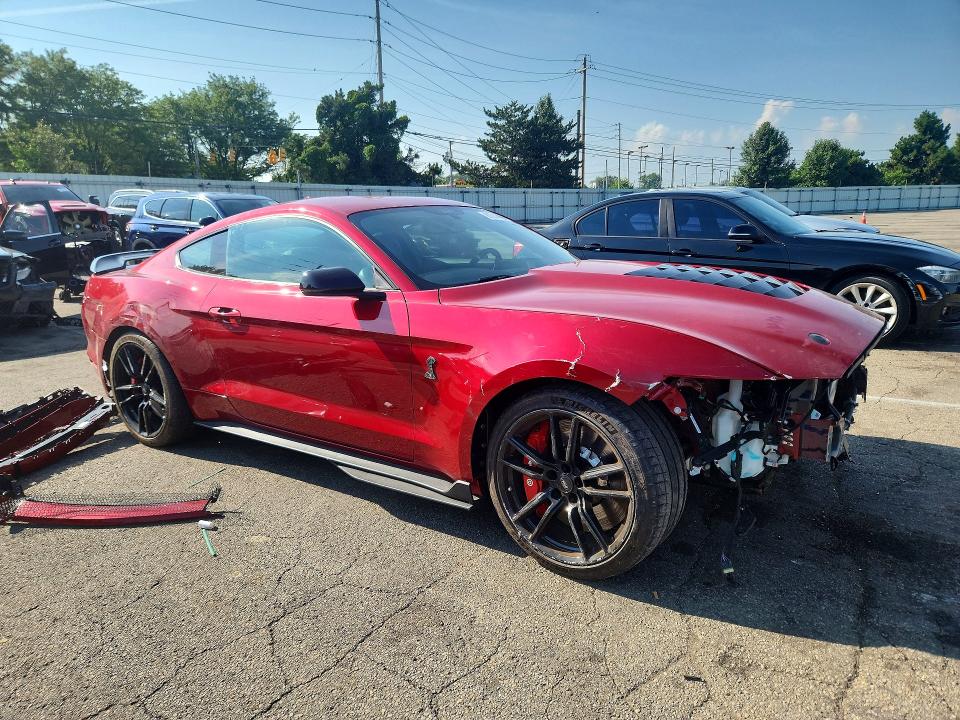 2021 Ford Mustang VIN 1FA6P8SJ4M5502924 COPART salvage auction — FRONT END, Oh - Cert Of Title-Salvage, sold $22,700 on 2026-07-31 (photo 4)