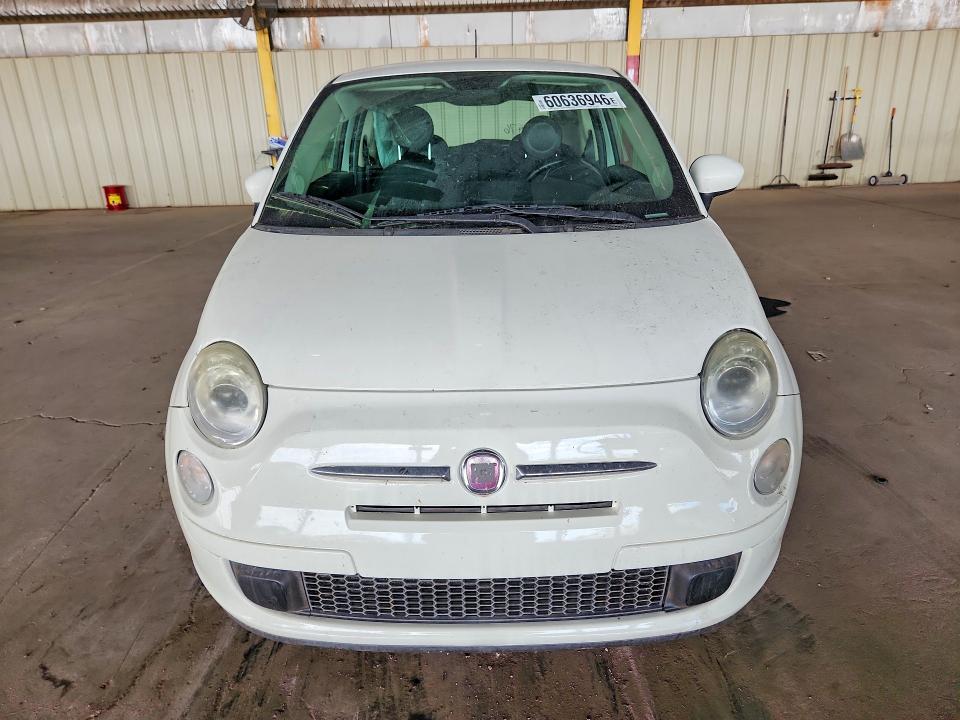 2014 Fiat 500 VIN 3C3CFFAR9ET293388 COPART salvage auction — SIDE, AZ - CERT OF TITLE - SALVAGE, sold $300 on 2026-09-09 (photo 5)