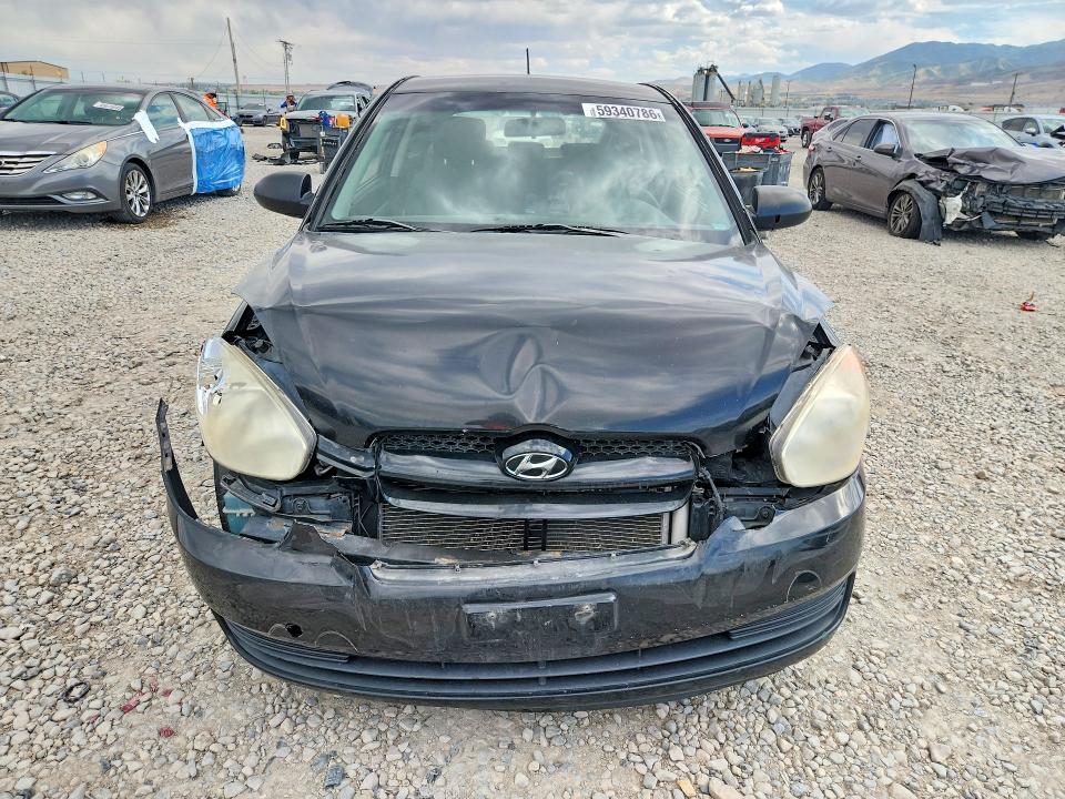 2008 Hyundai Accent VIN KMHCM36C78U086282 COPART salvage auction — FRONT END, UT - SALVAGE CERTIFICATE, sold $150 on 2026-07-17 (photo 5)
